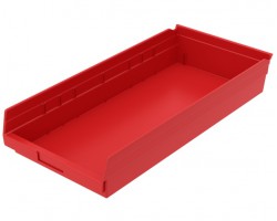 Akro-Mils 30174 Plastic Shelf Bins – 6-Pack Durable Storage Bins