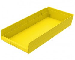 Akro-Mils 30174 Plastic Shelf Bins – 6-Pack Durable Storage Bins