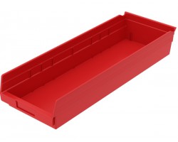 Akro-Mils 30184 Plastic Shelf Bins – 6-Pack Durable Storage Bins
