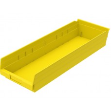 Akro-Mils 30184 Plastic Shelf Bins – 6-Pack Durable Storage Bins