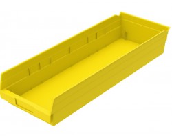 Akro-Mils 30184 Plastic Shelf Bins – 6-Pack Durable Storage Bins