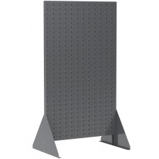 Akro-Mils 30676 Double-Sided Louvered Rack – Heavy-Duty Floor Bin Storage