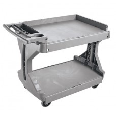Akro-Mils 30936 ProCart Plastic Service Cart | Adjustable Multi-Purpose Utility Cart