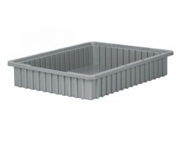 Akro-Mils 33224 Plastic Divider Box – 6 per Carton | Heavy-Duty Adjustable Storage Bin