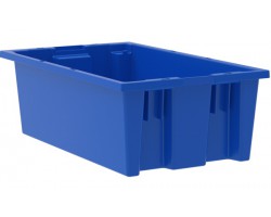 Akro-Mils 35180 Plastic Stack-Nest Container – 6 per Carton | Space-Saving Industrial Storage Bins