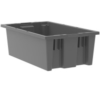 Akro-Mils Stack and Nest Plastic Containers | HDPE Reusable Totes