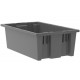Akro-Mils 35180 Plastic Stack-Nest Container – 6 per Carton | Space-Saving Industrial Storage Bins