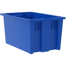 Akro-Mils 35185 Plastic Stack-Nest Container – 6 per Carton | Heavy-Duty Stackable Storage Bins