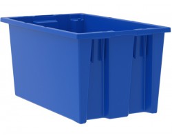 Akro-Mils 35185 Plastic Stack-Nest Container – 6 per Carton | Heavy-Duty Stackable Storage Bins