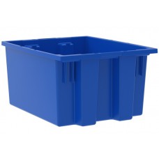 Akro-Mils 35190 Plastic Stack-Nest Container – 6 per Carton | Extra-Large Industrial Storage Bins