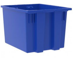 Akro-Mils 35195 Plastic Stack-Nest Containers – 6 per Carton | High-Capacity Industrial Storage Bins