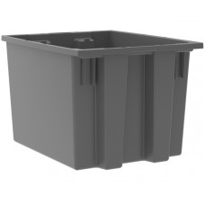 Akro-Mils 35195 Plastic Stack-Nest Containers – 6 per Carton | High-Capacity Industrial Storage Bins