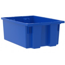 Akro-Mils 35200 Plastic Stack-Nest Containers – 6 per Carton | Extra-Deep Industrial Storage Bins