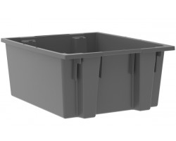 Akro-Mils 35225 Plastic Stack-Nest Containers – 3 per Carton | Jumbo Industrial Storage Bins