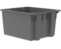 Akro-Mils 35230 Plastic Stack-Nest Container – 3 per Carton | Jumbo Stackable Storage Bins