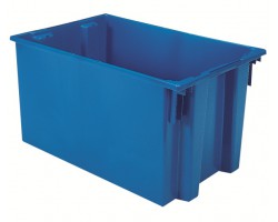 Akro-Mils 35300 Plastic Stack-Nest Container – 3 per Carton | Extra-Large Industrial Storage Bins