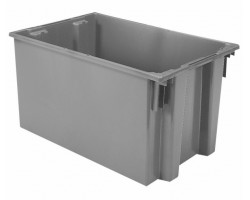 Akro-Mils 35300 Plastic Stack-Nest Container – 3 per Carton | Extra-Large Industrial Storage Bins