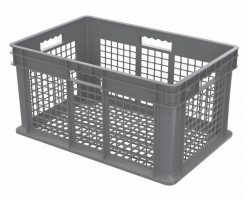 Akro-Mils 37612 Straight Wall Plastic Mesh Containers – 3 per Carton | Ventilated Industrial Storage Bins