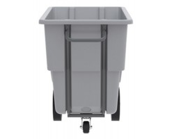 Akro-Mils 77410GREY Medium-Duty Trash Tilt Truck | Versatile Waste Transport Cart