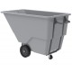 Akro-Mils 77410GREY Medium-Duty Trash Tilt Truck | Versatile Waste Transport Cart
