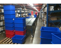 Akro-Mils 33105 Plastic Divider Box – 20 per Carton | Adjustable Storage Containers