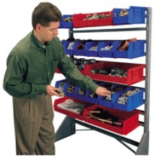 Akro-Mils 30008 Single-Sided Rail Rack – Heavy-Duty Bin Storage System Akro-Mils 30008 Single-Sided Rail Rack – Heavy-Duty Bin Storage System
