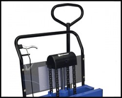 Bishamon LV-10 Manual Skid Lift – 1,000 lb Capacity Pallet Positioner