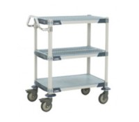 Metro 3-Shelf MetroMax Polymer Utility Cart