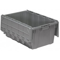 Akro-Mils 39160 Attached Lid Container | Extra-Large Heavy-Duty Storage Tote