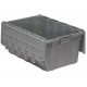 Akro-Mils 39160 Attached Lid Container | Extra-Large Heavy-Duty Storage Tote
