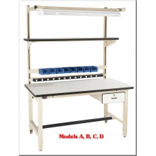 ProLine BIB1 White Plastic Laminate Top Workbench in a Box ProLine BIB1 White Plastic Laminate Top Workbench in a Box