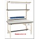 ProLine BIB2 White Plastic Conductive Laminate Top Workbench in a Box Workbench