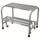 Cotterman 1002N1818-A2 Solid Metal Rubber Tread Safety Ladder