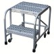 Cotterman A2N1818-A4 Safety Aluminum Ladder-Solid Ribbed Steps 
