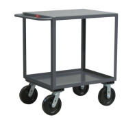 Jamco SD-Series Reinforced 2-Shelf Steel Service Cart
