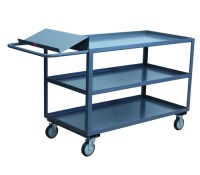 Jamco 3-Shelf LO-Series Steel Service Cart