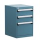 Rousseau 3-Drawer L-Series Stationary Modular Cabinet L3ABD-2811