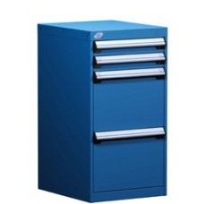 Rousseau 4-Drawer L-Series Stationary Modular Cabinet L3ABD-3407 Rousseau 4-Drawer L-Series Stationary Modular Cabinet L3ABD-3407