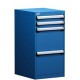 Rousseau 4-Drawer L-Series Stationary Modular Cabinet L3ABD-3407