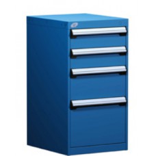 Rousseau 4-Drawer L-Series Stationary Modular Cabinet L3ABG-3421 Rousseau 4-Drawer L-Series Stationary Modular Cabinet L3ABG-3421