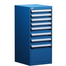 Rousseau 8-Drawer Stationary L-Series Modular Cabinet L3ABD-4011 Rousseau 8-Drawer Stationary L-Series Modular Cabinet L3ABD-4011