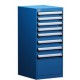 Rousseau 8-Drawer Stationary L-Series Modular Cabinet L3ABD-4011