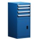 Rousseau 4-Drawer L-Series Stationary Modular Cabinet L3ABD-4015