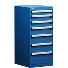 Rousseau 7-Drawer L-Series Stationary Modular Cabinet L3ABG-4027 Rousseau 7-Drawer L-Series Stationary Modular Cabinet L3ABG-4027