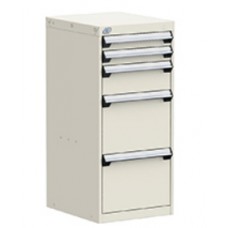 Rousseau 5-Drawer Stationary L-Series Modular Cabinet L3ABD-4047 Rousseau 5-Drawer Stationary L-Series Modular Cabinet L3ABD-4047