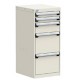 Rousseau 5-Drawer Stationary L-Series Modular Cabinet L3ABD-4047