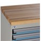 Rousseau WS51-6012 Adjustable Cantilever Laminated Wood Shelf