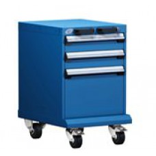 Rousseau 3-Drawer Modular Cart - L-Series L3BBD-2401L3B