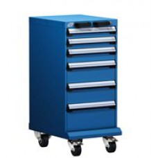 Rousseau 6-Drawer Modular L-Series Cart - L3BBD-3402L3B