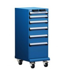 Rousseau L-Series 6-Drawer Modular Cart - L3BBD-4002L3B